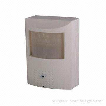 CCD Hidden Camera with 3.7mm Pinhole Lens, Motion Detection and Audio Functions
